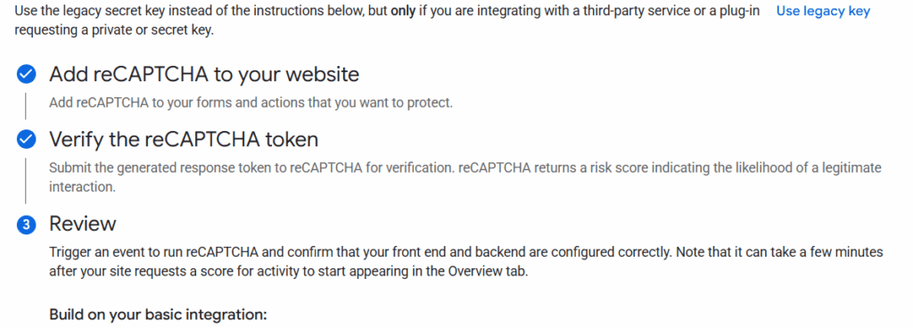 Implementing reCAPTCHA enterprise in WordPress