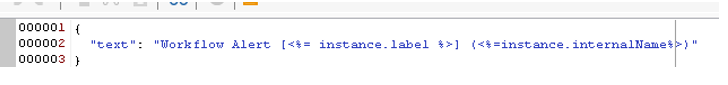 Adobe Campaign Classic slack custom activity JSON payload