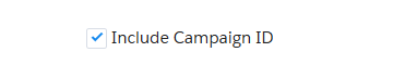 Link between campaign and send only available in trakcking extract
