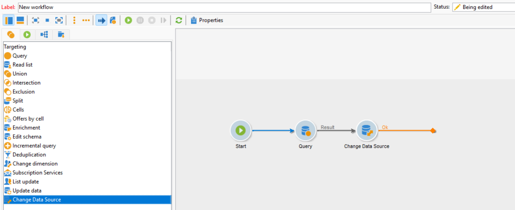 Change Data Source Activity in Adobe Campaign Workflows