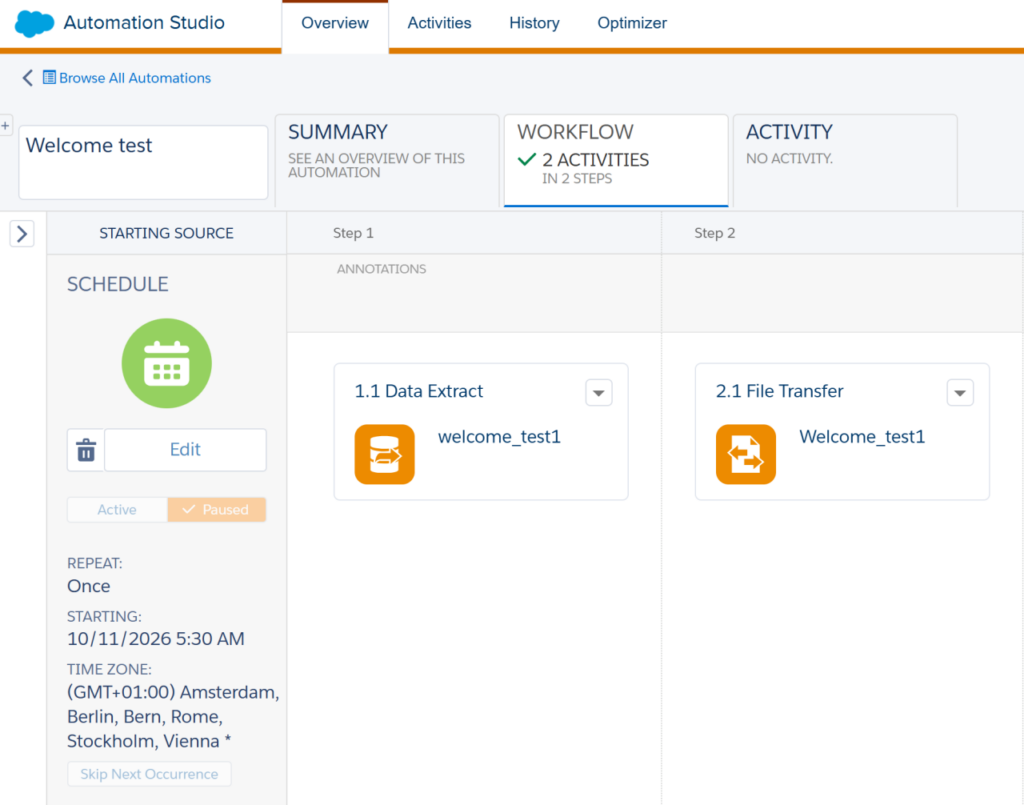 In this image we can see the workflow of the automation.